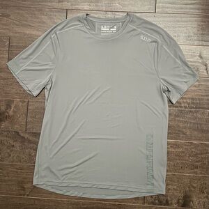 NWOT 5.11 Tactical Men's Light Gray Short Sleeve Tee